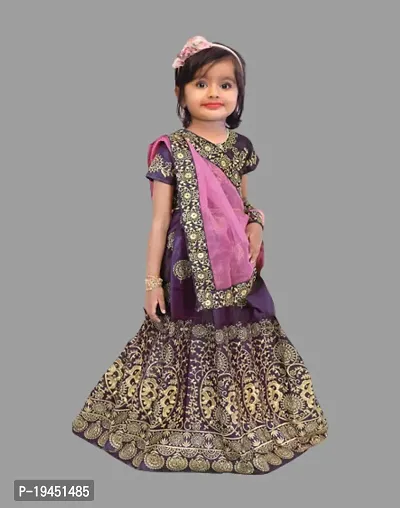 Kids Lehenga Choli  Occasion : Wedding, Party, Traditional, Festive, Ethnic wear-thumb0