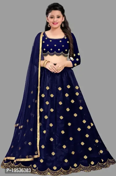 Kids Lehenga Choli Duptta set-thumb0