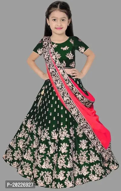 Kids Lehenga Choli Duptta set-thumb0