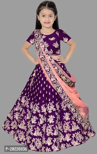 Kids Lehenga Choli Duptta set-thumb0