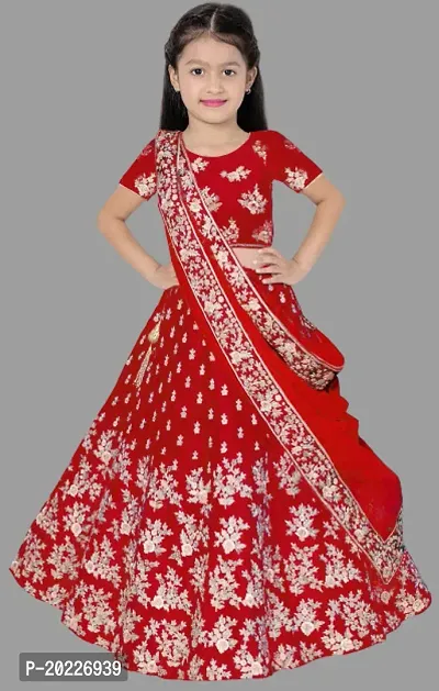 Kids Lehenga Choli Duptta set-thumb0