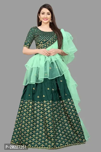 Kids Lehenga Choli Duptta set-thumb0