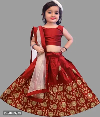 Kids Lehenga Choli Duptta set-thumb0