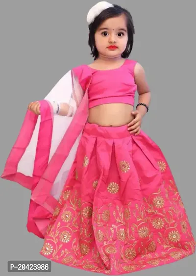 Kids Lehenga Choli Duptta set-thumb0