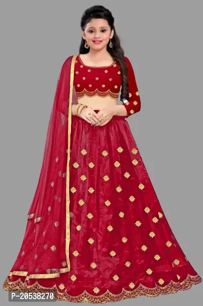 Kids Lehenga Choli Duptta set-thumb0