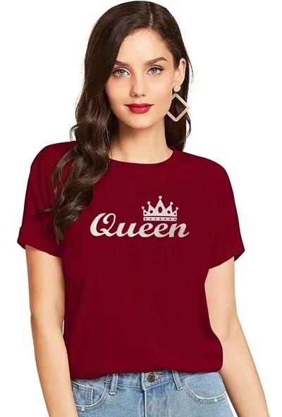 Elegant Round Neck T-Shirts For Women