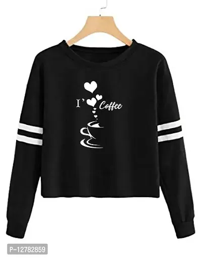 Trendy Regular Designer COFFEE CUP Printed 100% Cotton T-shirt for Women And Girls Pack of 1