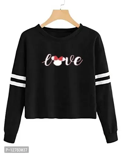 Buy Trendy Regular Designer LOVE Printed 100% Cotton Full Sleeve T-shirt  for Women And Girls Pack of 1 Online In India At Discounted Prices