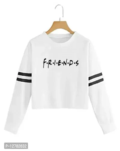 Stylish Designer FRIENDS Printed 100% Cotton T-shirt for Women And Girls Pack of 1-thumb0