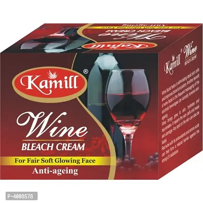 Essential Wine Bleach Cream For Fair Soft Glowring Face - 250 gm