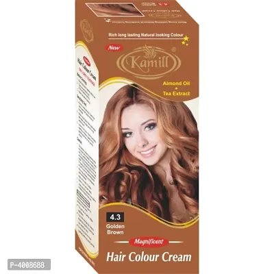 Golden Brown Hair Colour Cream 4.3 - 100 gm
