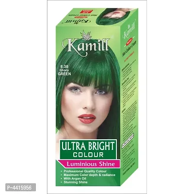 Kamill Glory Green (8.38) Ultra Bright Color For Luminious Shine With Argan Oil - 100 Gm