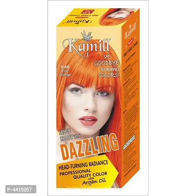 Kamill Fire (0.44) Orange Selfie Ready With Dazzling Head Turning Radiance Professional Quality Color