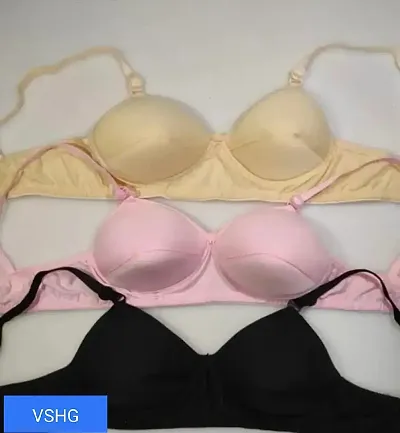 Soft Padded Everyday Bra Pack Of 3