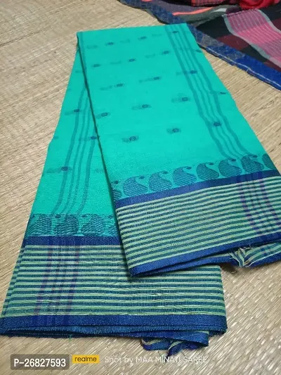 Classic Cotton Saree without Blouse piece-thumb0