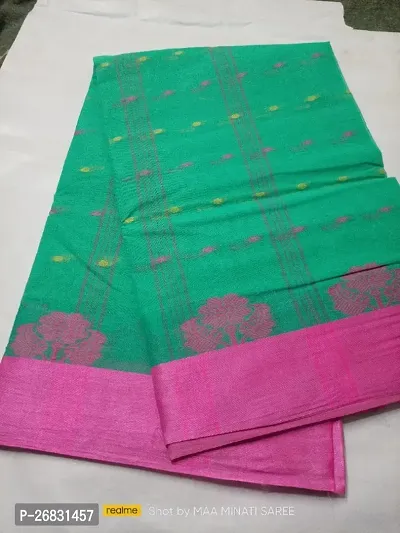 Classic Cotton Saree without Blouse piece-thumb0