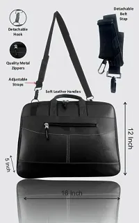 Classy Solid Office Bags for Men-thumb1