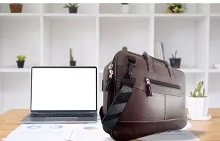 Classy Solid Office Bags for Men-thumb2