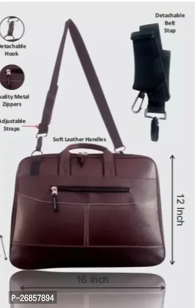 Classy Solid Office Bags for Men-thumb4