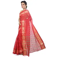 Aishani Collection Red Pure Cotton Tant Saree (SHANTIPUR)-thumb2