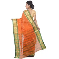 Aishani Collection Orange Oure Cotton Tant Saree-thumb1