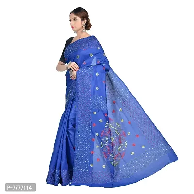 Aishani Collection Women's Woven Assam Silk Saree With Blouse Piece (Aishani Collection Kolkata 700099_Blue)-thumb3