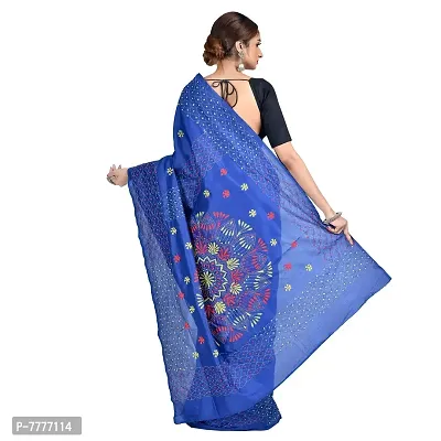 Aishani Collection Women's Woven Assam Silk Saree With Blouse Piece (Aishani Collection Kolkata 700099_Blue)-thumb2