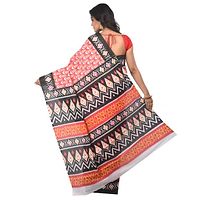 Beautiful Cotton Digital Printed Saree Without Blouse Piece For Women-thumb1