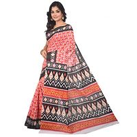 Beautiful Cotton Digital Printed Saree Without Blouse Piece For Women-thumb2