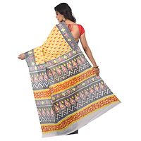 Beautiful Cotton Digital Printed Saree Without Blouse Piece For Women-thumb1