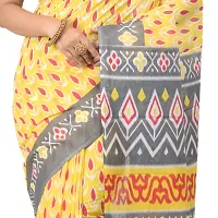 Beautiful Cotton Digital Printed Saree Without Blouse Piece For Women-thumb3