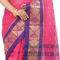 Pure Cotton Taant Womens Saree-thumb3