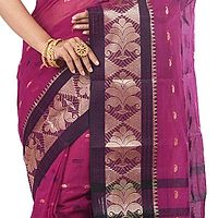 Pure Cotton Taant Womens Saree-thumb3