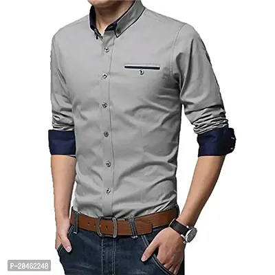 Singularity Plain/Solid Trendy Shirt for Men/Boys-thumb0