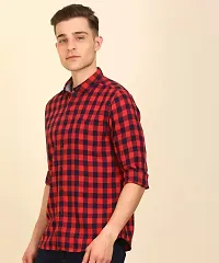 singularity Squared Check Yarn Dyed Shirts for Men-thumb3