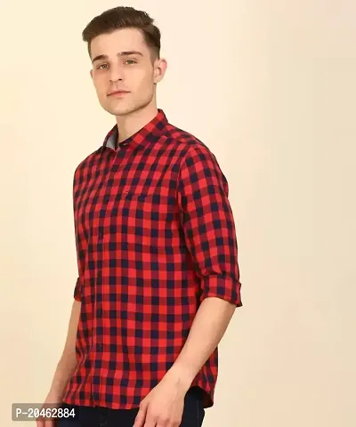 singularity Squared Check Yarn Dyed Shirts for Men-thumb4