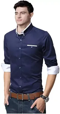 Singularity Plain/Solid Trendy Shirt for Men/Boys-thumb2