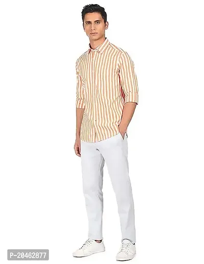 singularity All Over Stripped Casual Shirt for Men-thumb3