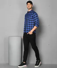 Classic Cotton Blend Checked Casual Shirts for Men, Pack of 2-thumb2