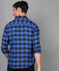 Classic Cotton Blend Checked Casual Shirts for Men, Pack of 2-thumb3