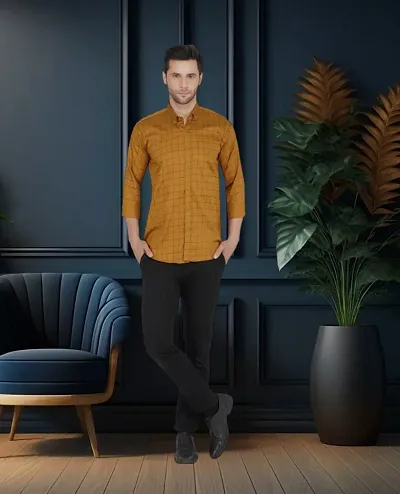 singularity Checkered Shirt for Men
