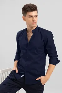 Singularity Chinese Collar Shirts for Men-thumb2