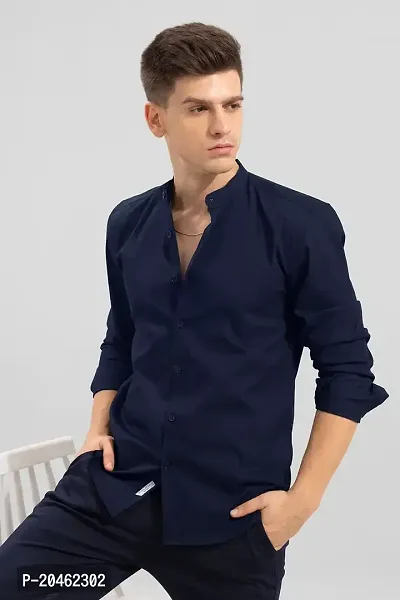 Singularity Chinese Collar Shirts for Men-thumb3