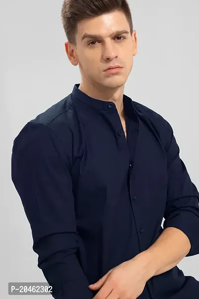 Singularity Chinese Collar Shirts for Men-thumb2
