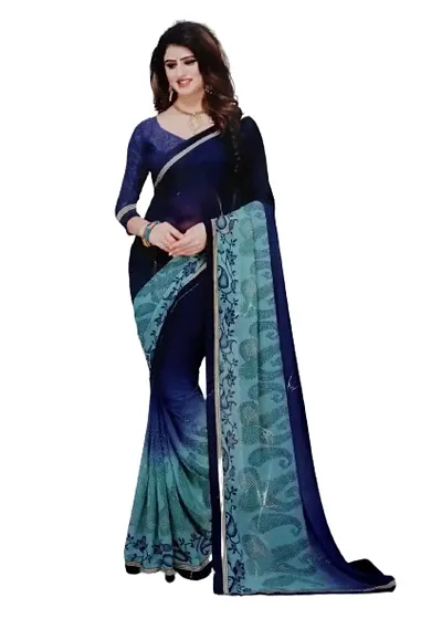 Elegant Polycotton Saree without Blouse piece For Women