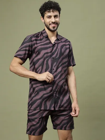 Gorgeous Elegant Cotton Blend Printed Night Suits For Men