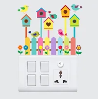 Global Graphics StudioColorfull Tree Switchboard Sticker & Wall Sticker-thumb1