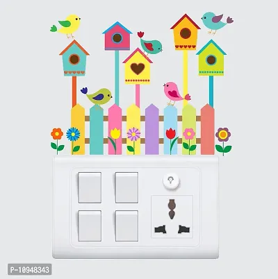 Global Graphics StudioColorfull Tree Switchboard Sticker & Wall Sticker-thumb2