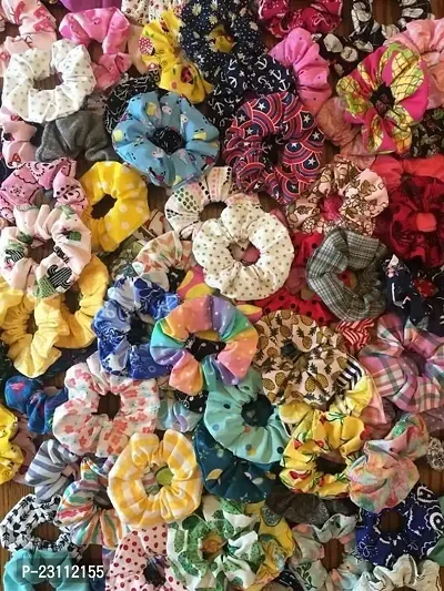 Combo pack of 24 scrunchies wholesale set-thumb0