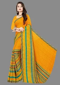 Floral Print Daily Wear Georgette Saree-thumb2